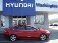 2016 Ruby Red Metallic Ford Fusion SE AWD  photo #2