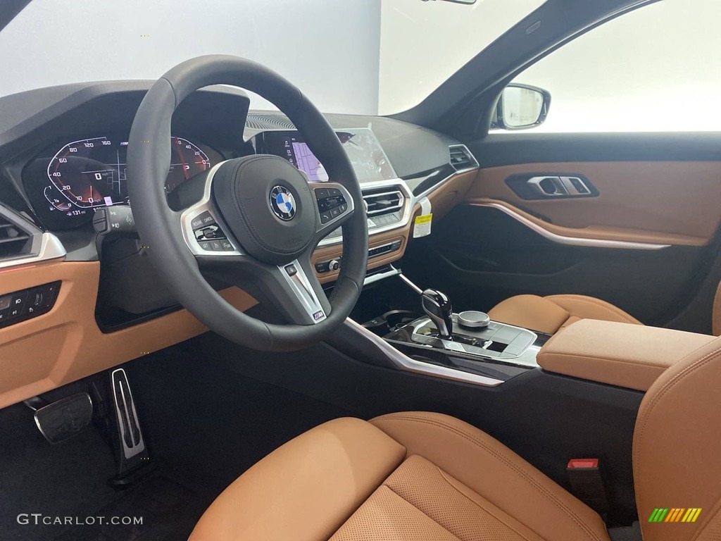 Cognac Interior 2022 BMW 3 Series M340i Sedan Photo #144571291