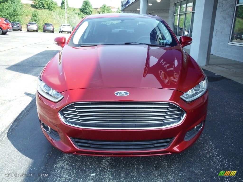 2016 Fusion SE AWD - Ruby Red Metallic / Charcoal Black photo #6