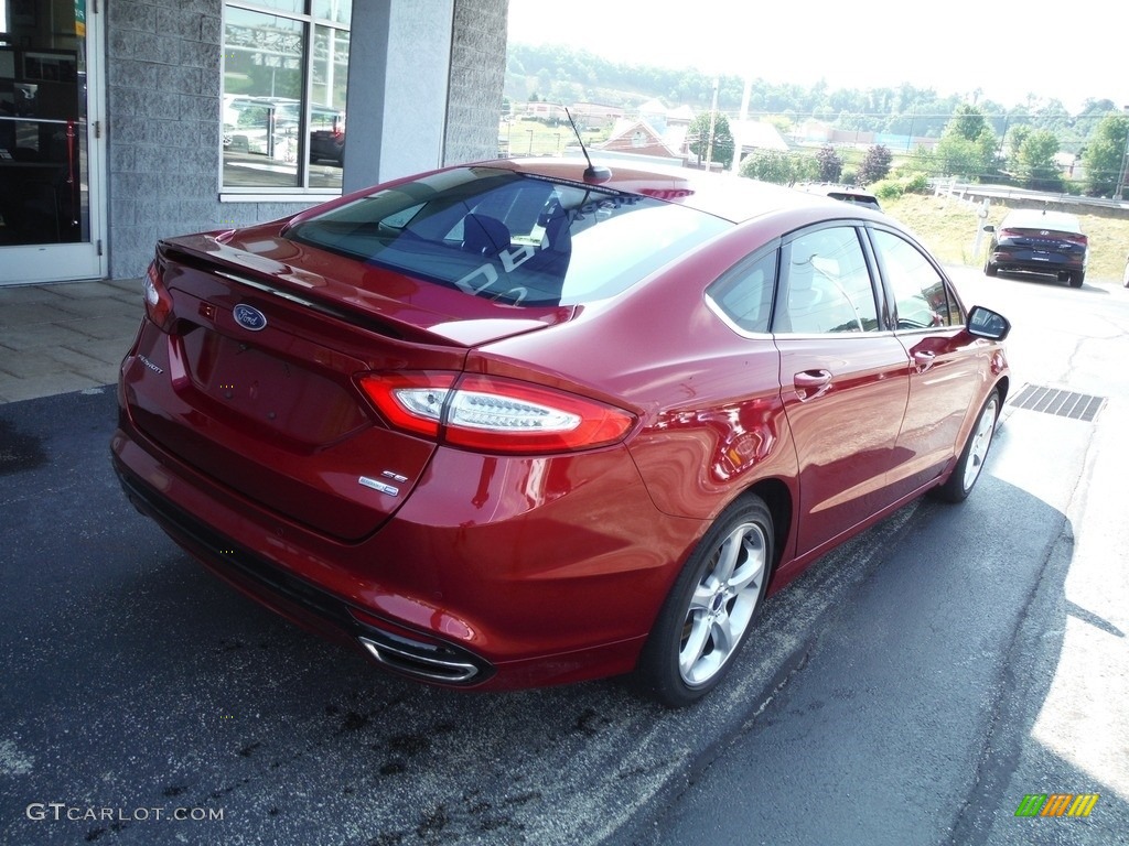 2016 Fusion SE AWD - Ruby Red Metallic / Charcoal Black photo #12
