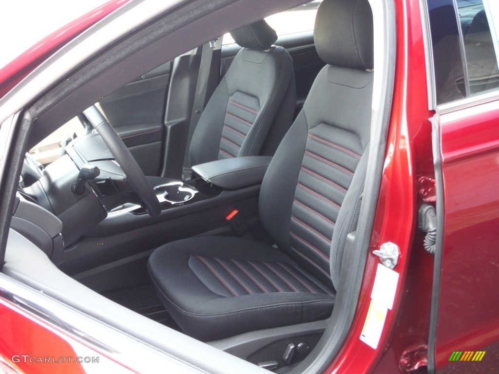 2016 Fusion SE AWD - Ruby Red Metallic / Charcoal Black photo #16