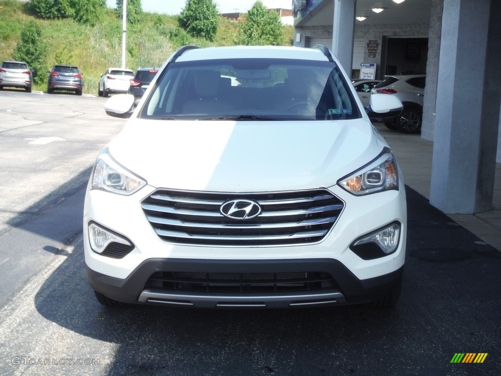 2015 Santa Fe Limited AWD - Monaco White / Black photo #4