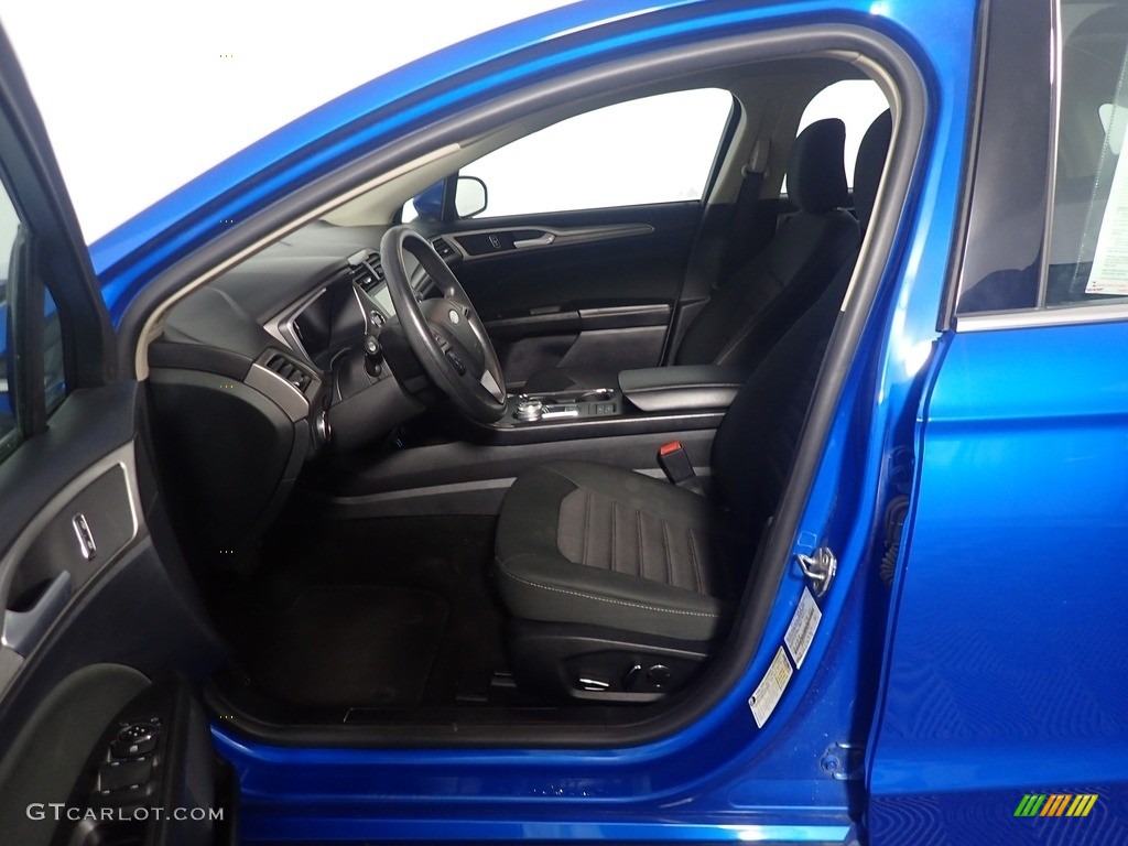 Ebony Interior 2020 Ford Fusion SE Photo #144572731