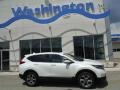 White Diamond Pearl - CR-V EX-L AWD Photo No. 2