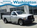 Bright Silver Metallic 2012 Dodge Ram 1500 ST Regular Cab 4x4