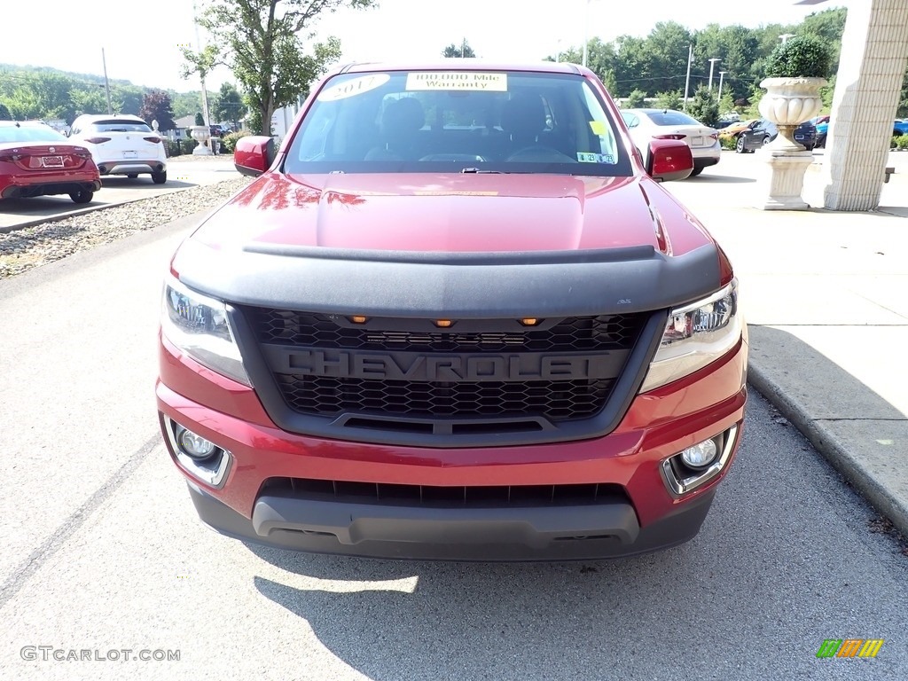 2017 Colorado LT Crew Cab 4x4 - Cajun Red Tintcoat / Jet Black photo #3