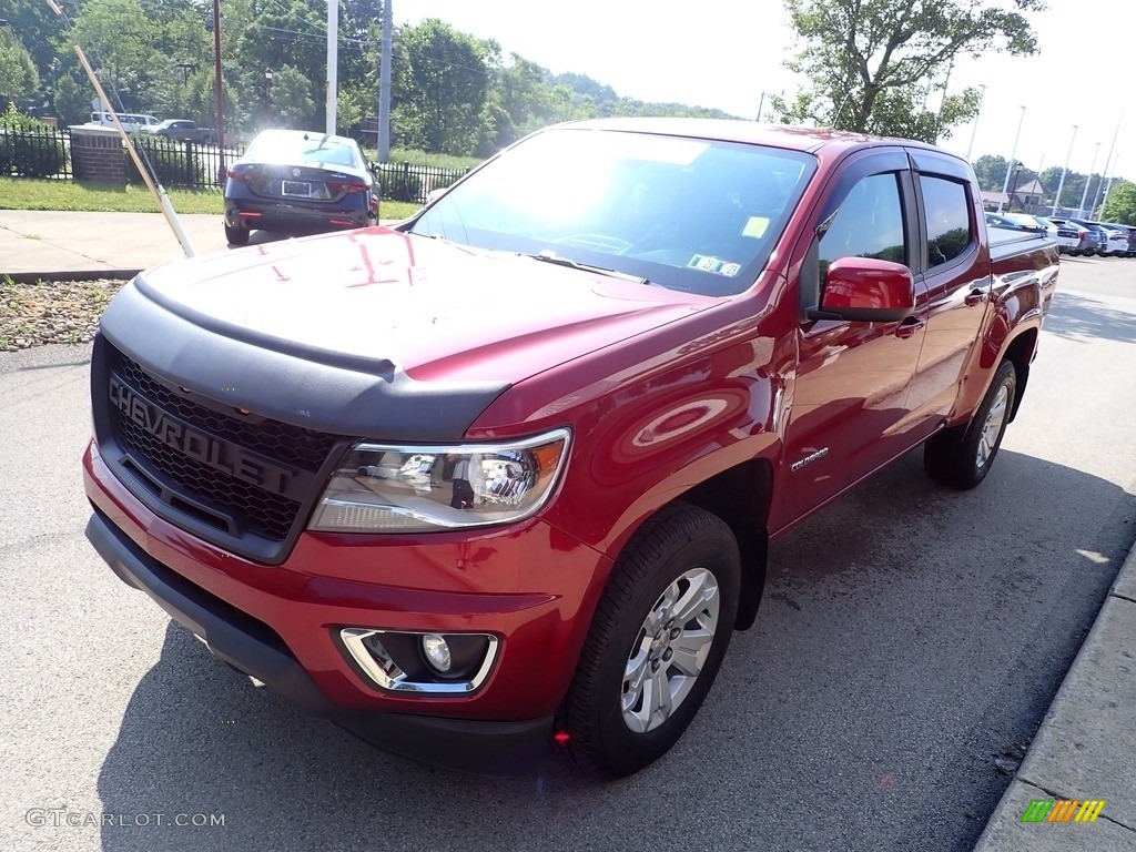 2017 Colorado LT Crew Cab 4x4 - Cajun Red Tintcoat / Jet Black photo #4