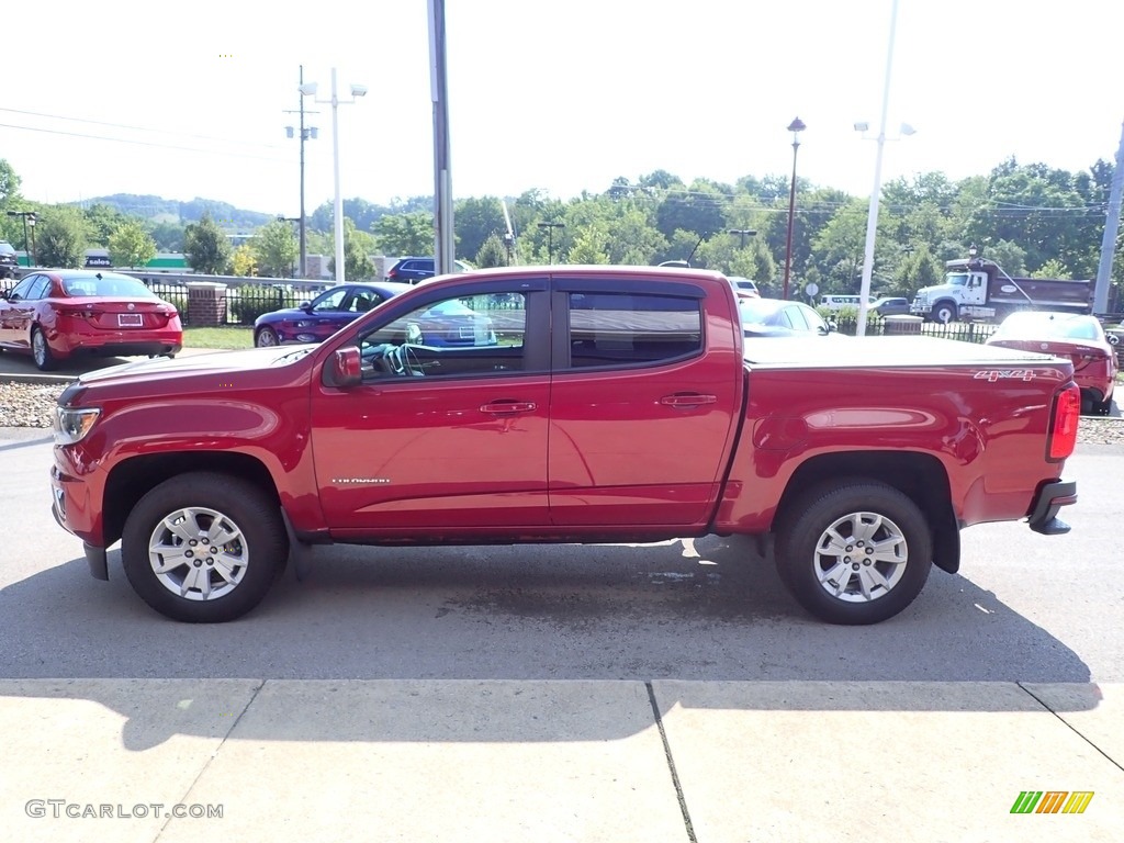 2017 Colorado LT Crew Cab 4x4 - Cajun Red Tintcoat / Jet Black photo #5