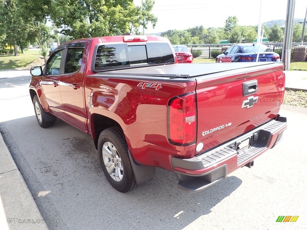 2017 Colorado LT Crew Cab 4x4 - Cajun Red Tintcoat / Jet Black photo #6