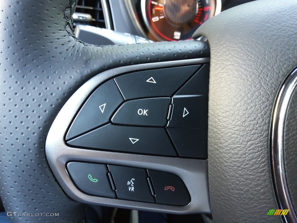 2022 Dodge Challenger R/T Scat Pack Dynamics Package Black Steering Wheel Photo #144574750