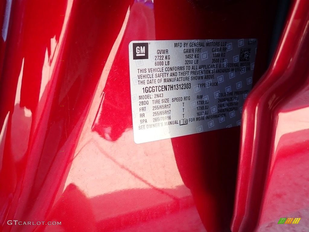 2017 Colorado LT Crew Cab 4x4 - Cajun Red Tintcoat / Jet Black photo #20