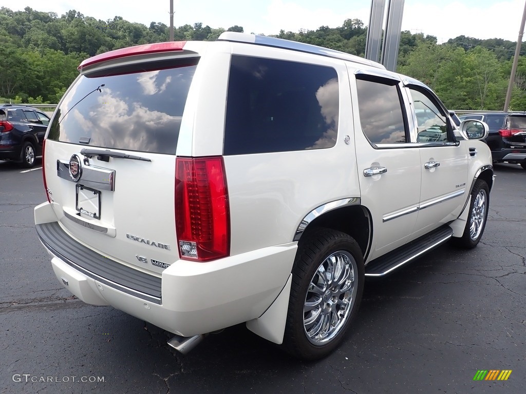 2011 Escalade AWD - White Diamond Tricoat / Cashmere/Cocoa photo #6