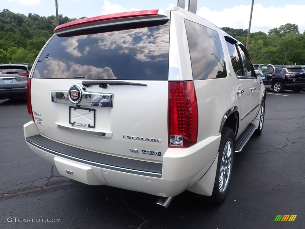 2011 Escalade AWD - White Diamond Tricoat / Cashmere/Cocoa photo #7