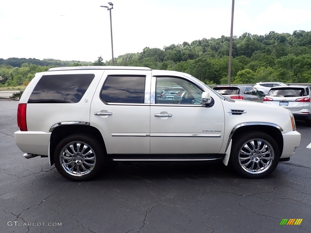 2011 Escalade AWD - White Diamond Tricoat / Cashmere/Cocoa photo #8