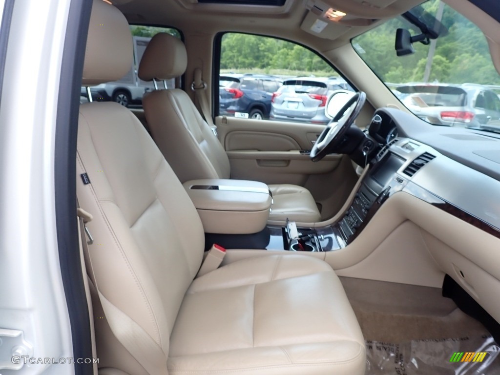 2011 Escalade AWD - White Diamond Tricoat / Cashmere/Cocoa photo #15