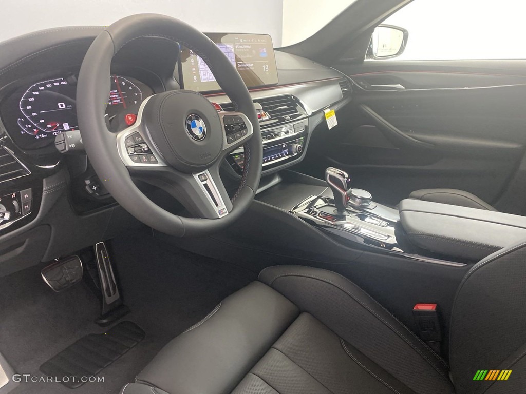 Black Interior 2022 BMW M5 Competition Photo #144576163