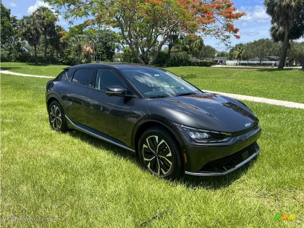 2022 EV6 GT-Line AWD - Interstella Gray / Black photo #6