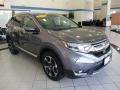 2018 Modern Steel Metallic Honda CR-V Touring AWD  photo #3