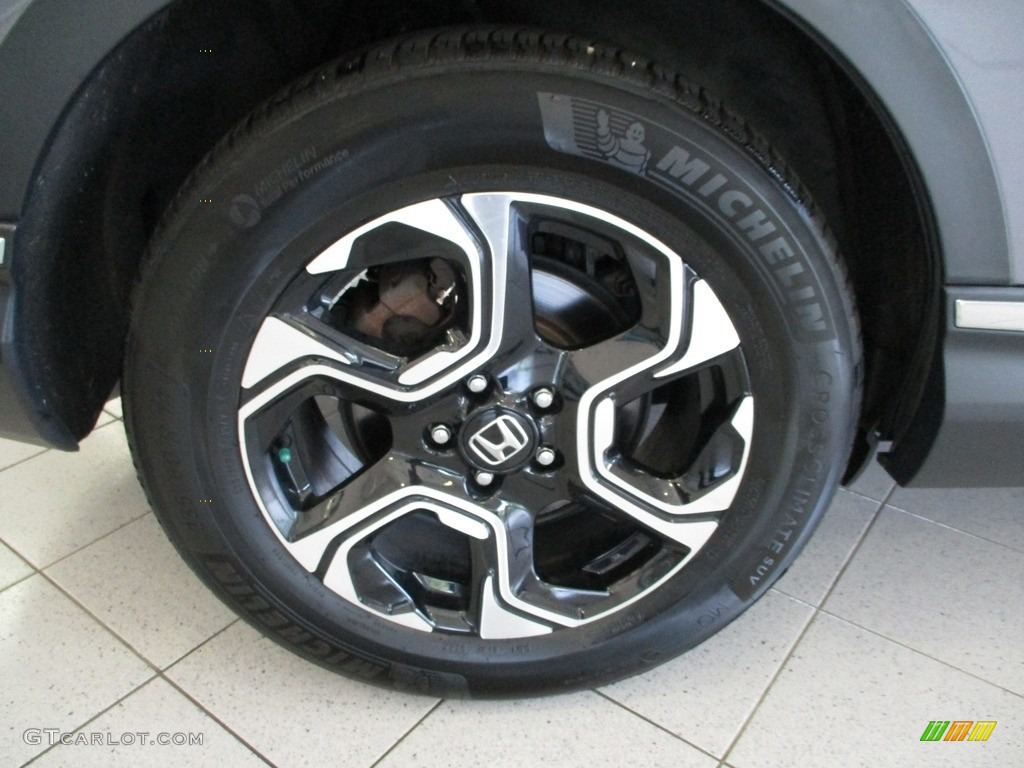 2018 CR-V Touring AWD - Modern Steel Metallic / Black photo #6