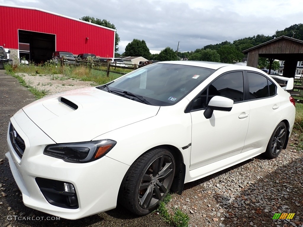 2017 WRX Premium - Crystal White Pearl / Carbon Black photo #1