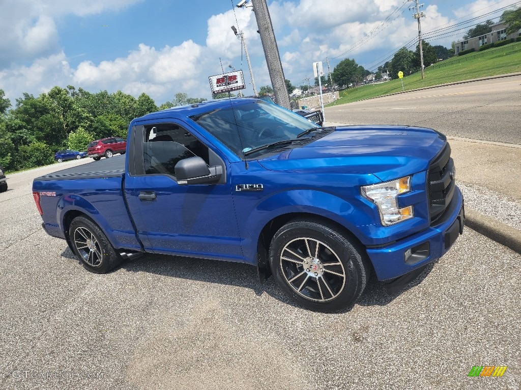 2017 F150 XL Regular Cab - Lightning Blue / Earth Gray photo #2