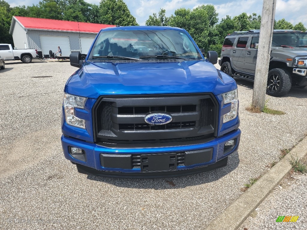 2017 F150 XL Regular Cab - Lightning Blue / Earth Gray photo #3