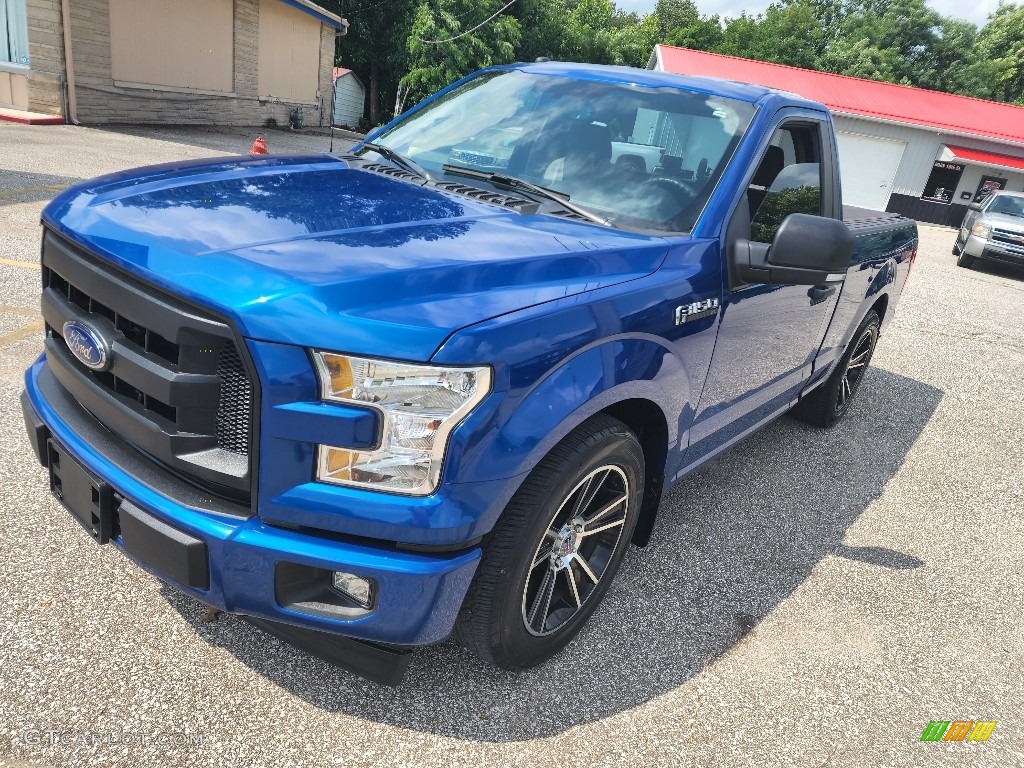 2017 F150 XL Regular Cab - Lightning Blue / Earth Gray photo #4