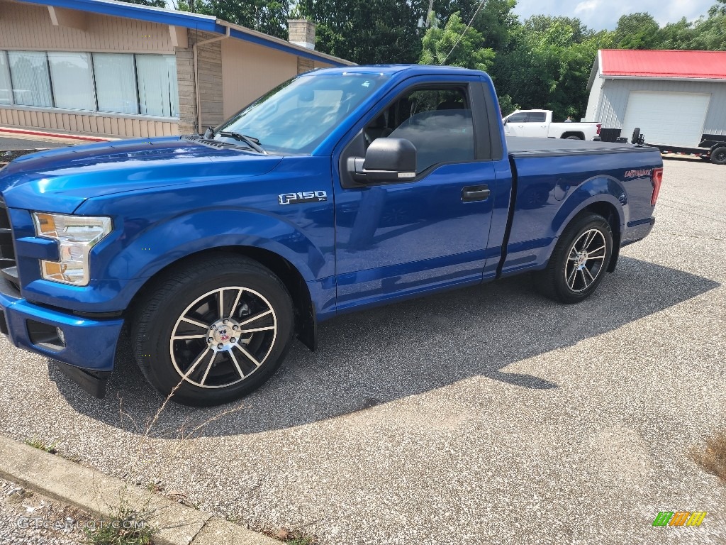 2017 F150 XL Regular Cab - Lightning Blue / Earth Gray photo #5
