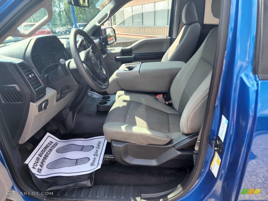 2017 F150 XL Regular Cab - Lightning Blue / Earth Gray photo #12