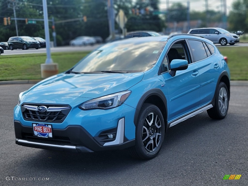 2022 Crosstrek Hybrid - Lagoon Blue Pearl / Navy/Gray photo #1