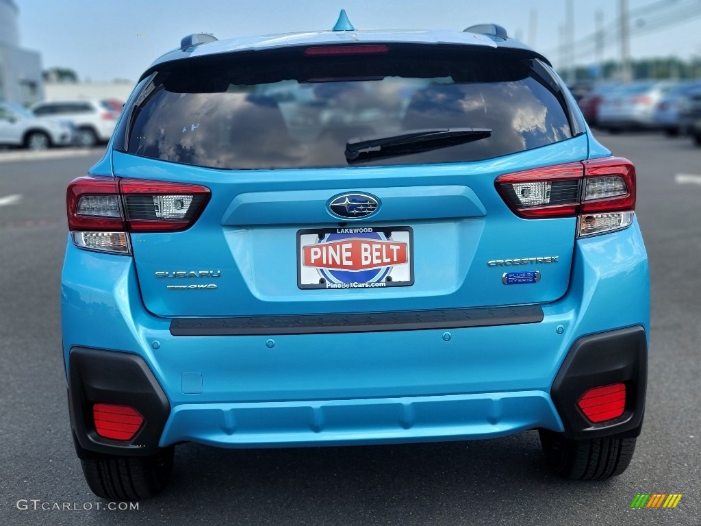 2022 Crosstrek Hybrid - Lagoon Blue Pearl / Navy/Gray photo #5