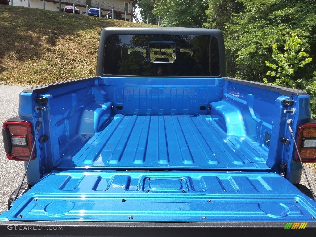 2022 Gladiator Rubicon 4x4 - Hydro Blue Pearl / Black photo #8