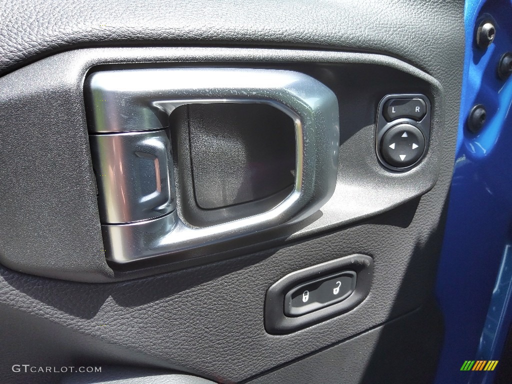 2022 Gladiator Rubicon 4x4 - Hydro Blue Pearl / Black photo #12