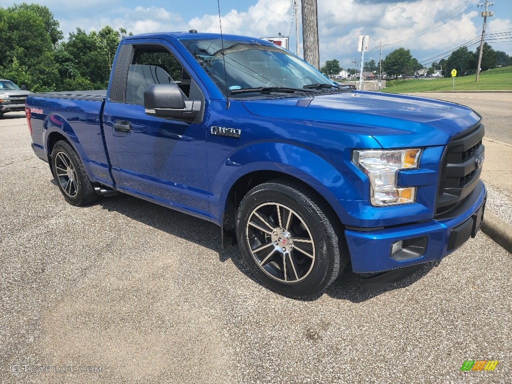 2017 F150 XL Regular Cab - Lightning Blue / Earth Gray photo #26