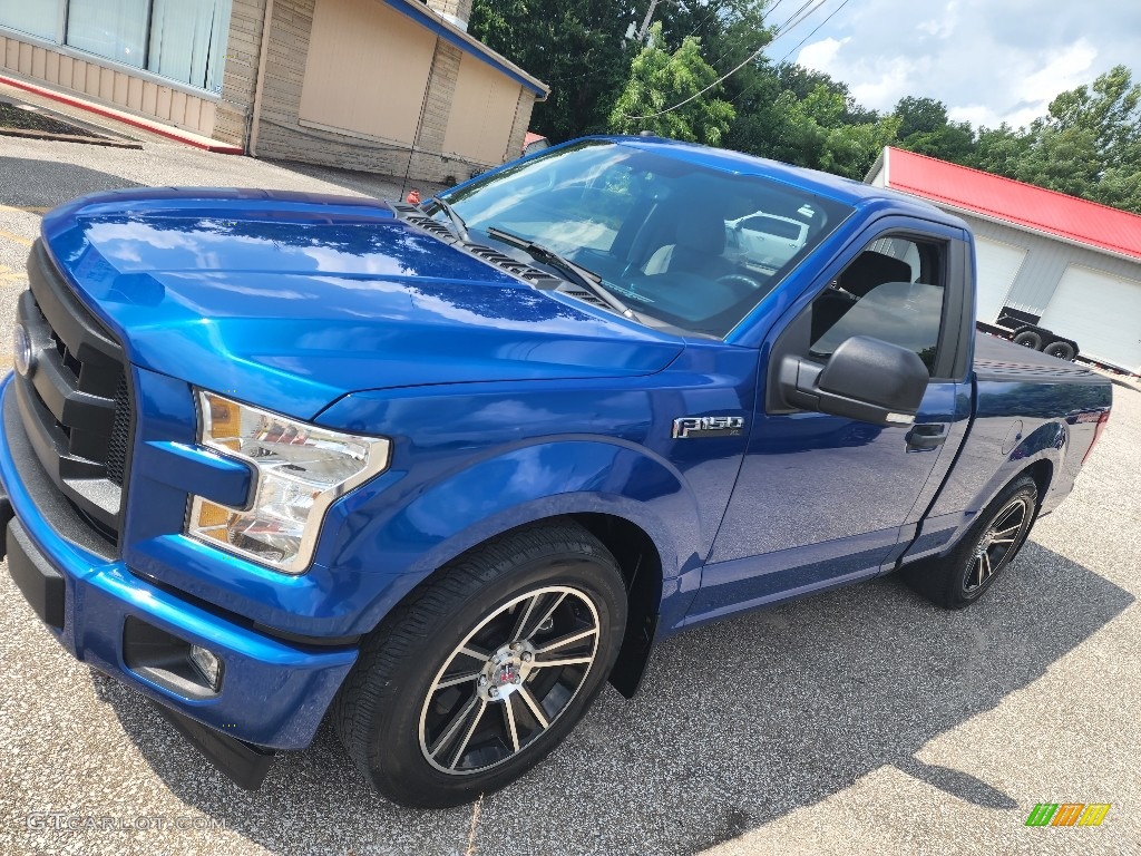 2017 F150 XL Regular Cab - Lightning Blue / Earth Gray photo #27