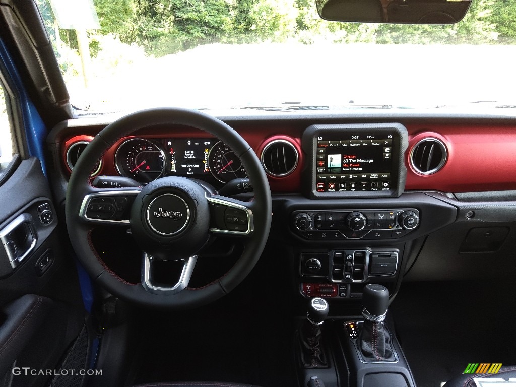 2022 Gladiator Rubicon 4x4 - Hydro Blue Pearl / Black photo #18