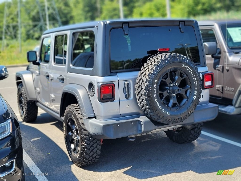 2020 Wrangler Unlimited Willys 4x4 - Billet Silver Metallic / Black photo #8