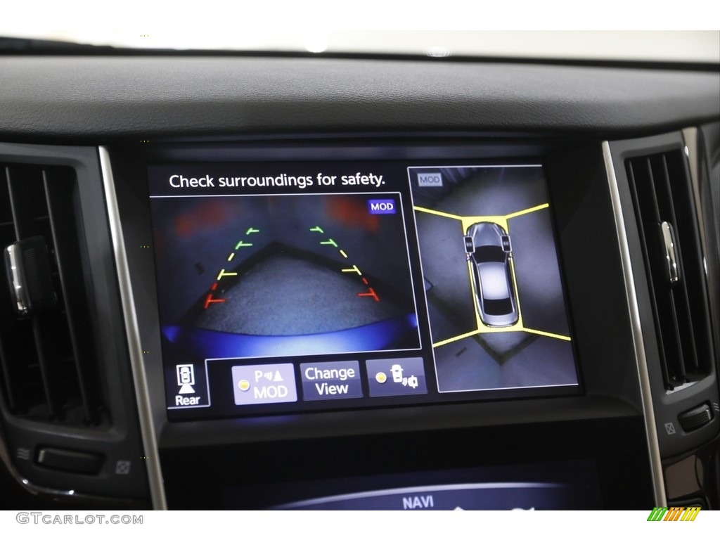 2015 Q50 3.7 AWD - Hagane Blue / Graphite photo #11