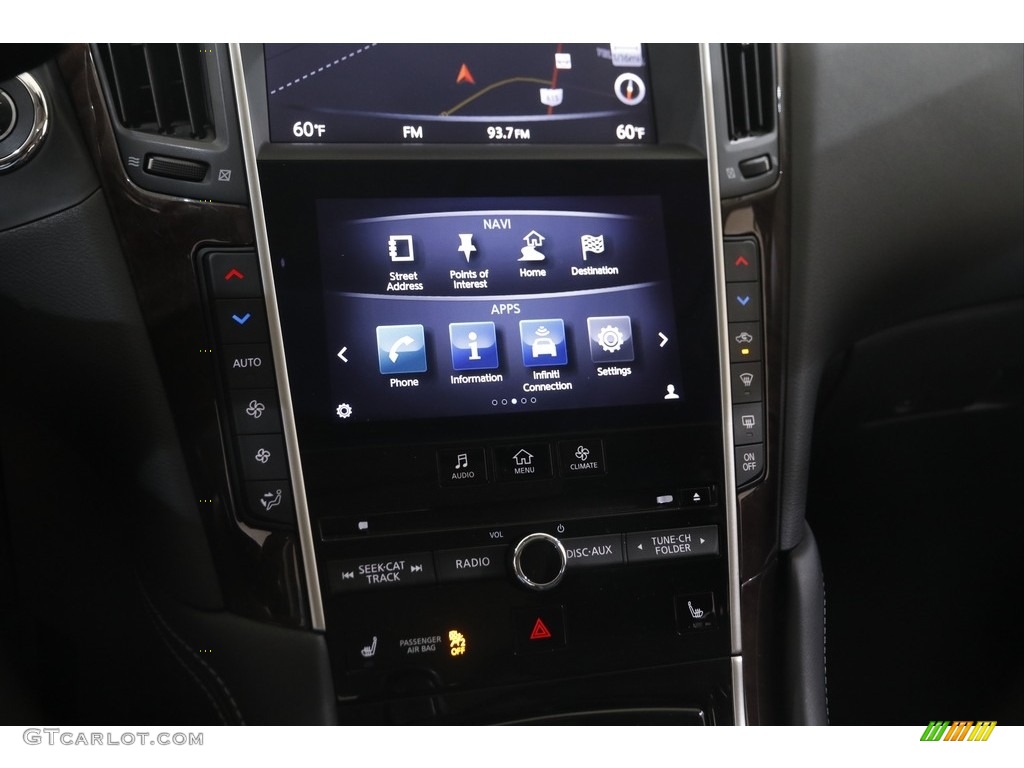 2015 Q50 3.7 AWD - Hagane Blue / Graphite photo #12