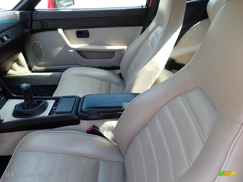 Beige Interior 1988 Porsche 924 S Photo #144580817