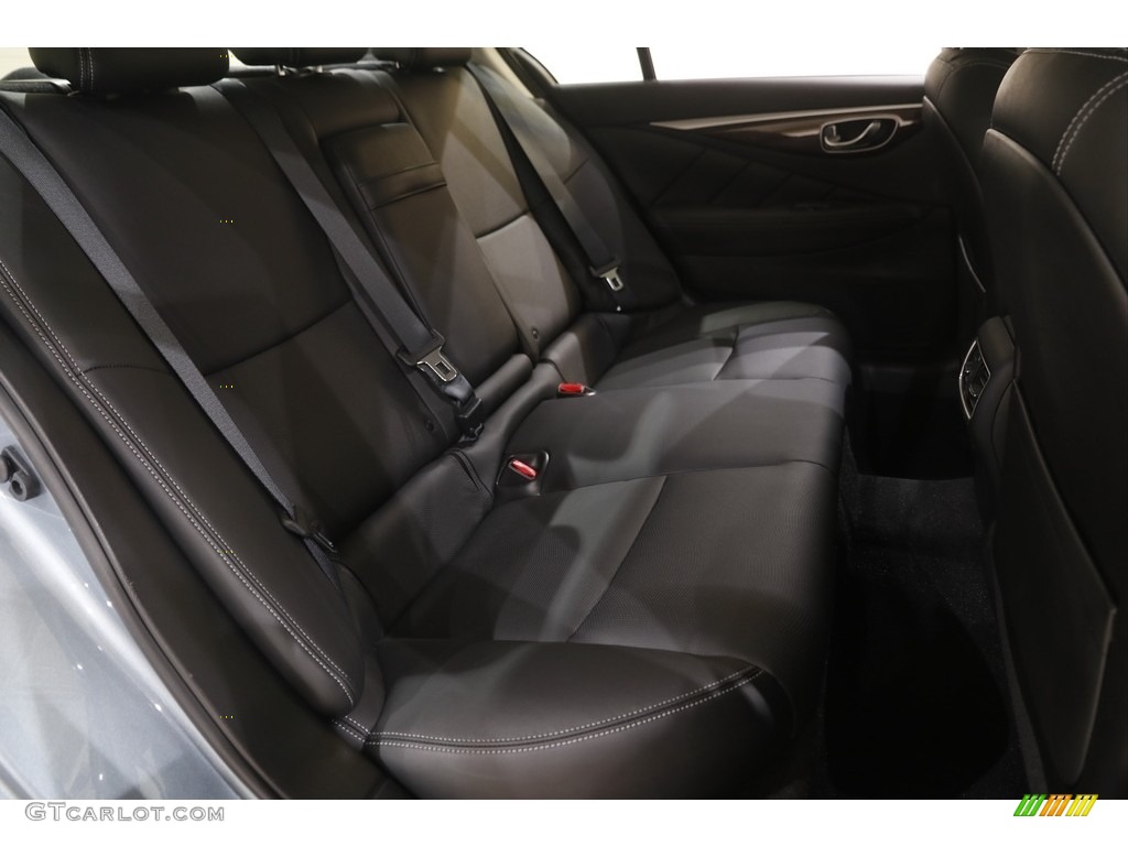 2015 Q50 3.7 AWD - Hagane Blue / Graphite photo #18