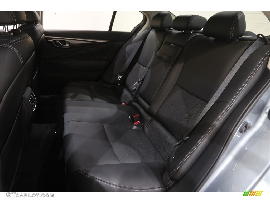 2015 Q50 3.7 AWD - Hagane Blue / Graphite photo #19
