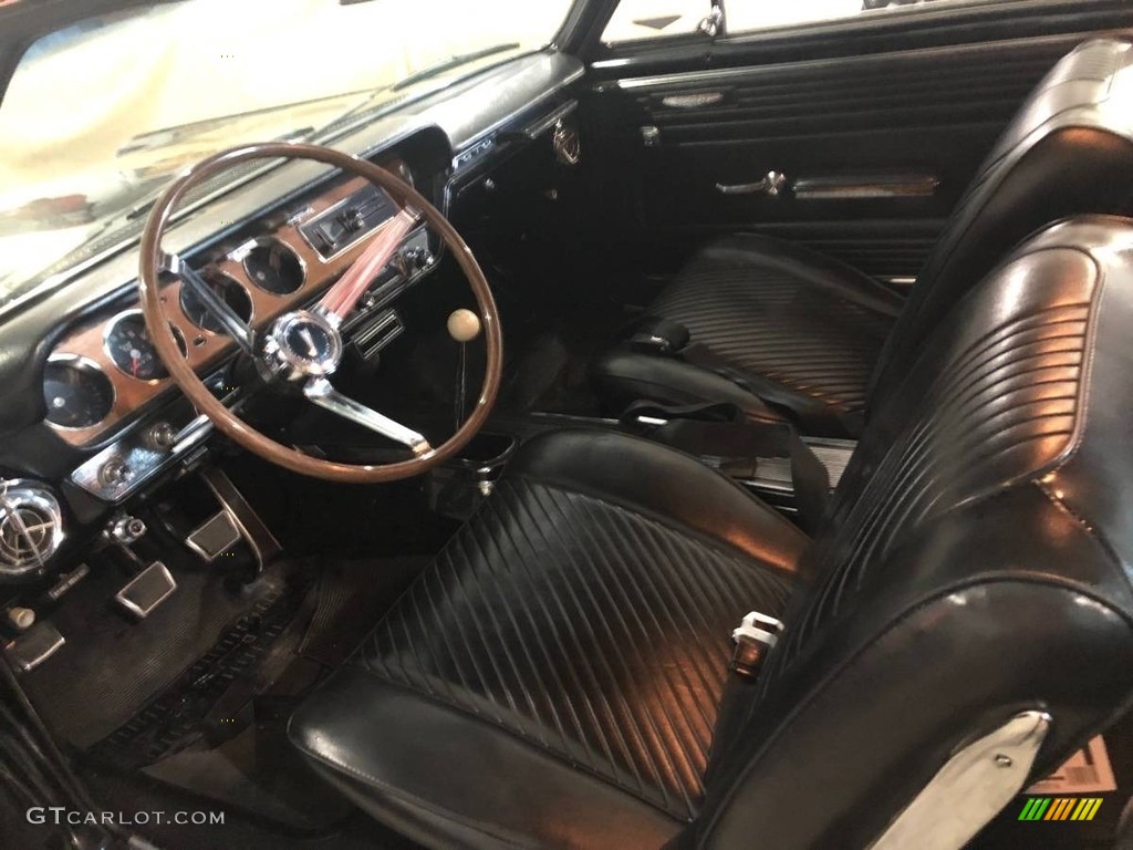 Black Interior 1965 Pontiac GTO Sports Coupe Photo #144581924