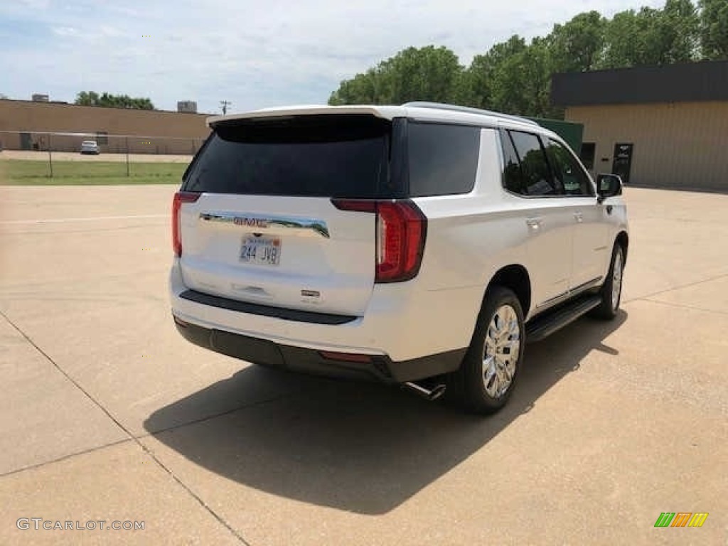 2022 Yukon SLT 4WD - Summit White / Dark Walnut/Slate photo #4