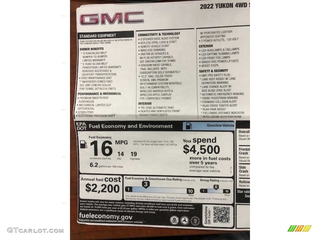 2022 Yukon SLT 4WD - Summit White / Dark Walnut/Slate photo #7