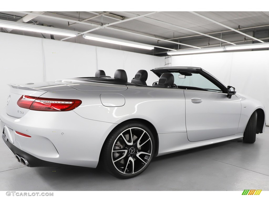 2019 E 53 AMG 4Matic Cabriolet - Iridium Silver Metallic / Black photo #6