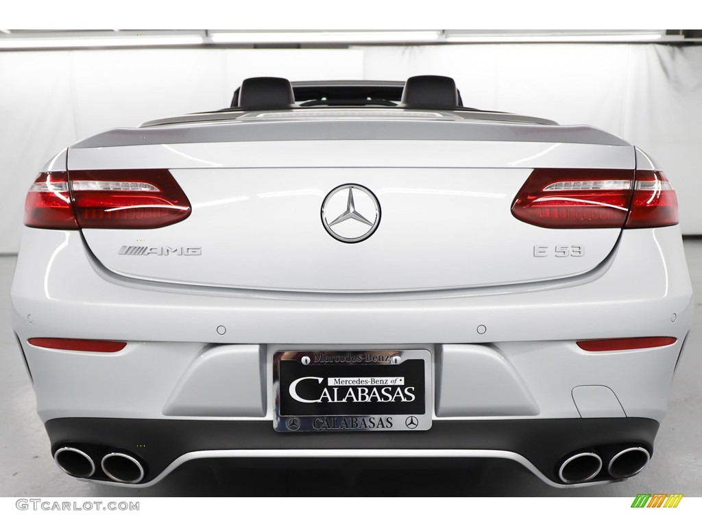2019 E 53 AMG 4Matic Cabriolet - Iridium Silver Metallic / Black photo #8