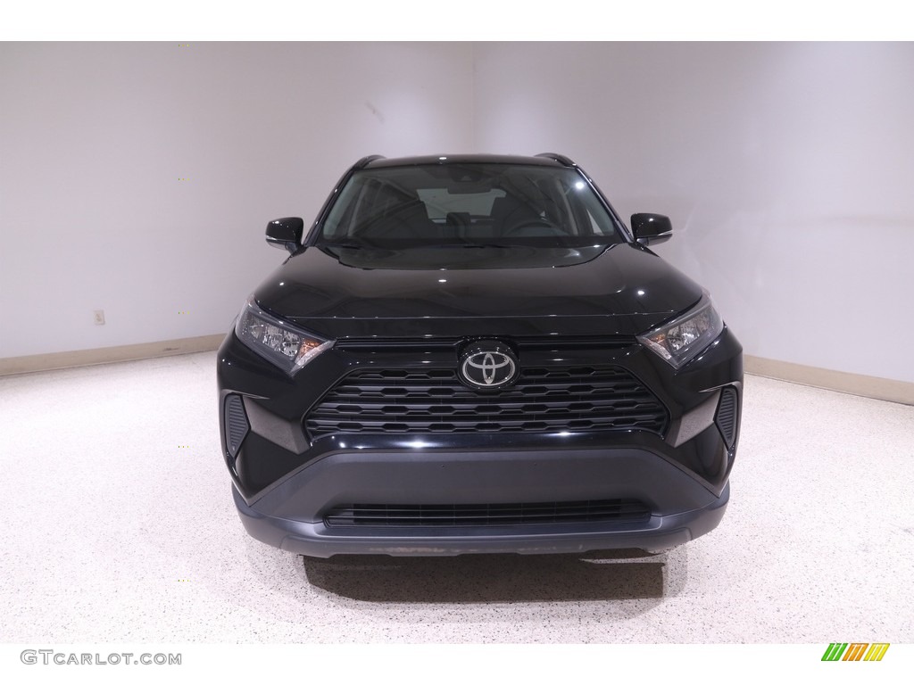 2021 RAV4 LE AWD - Midnight Black Metallic / Black photo #2