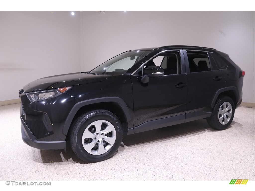 2021 RAV4 LE AWD - Midnight Black Metallic / Black photo #3