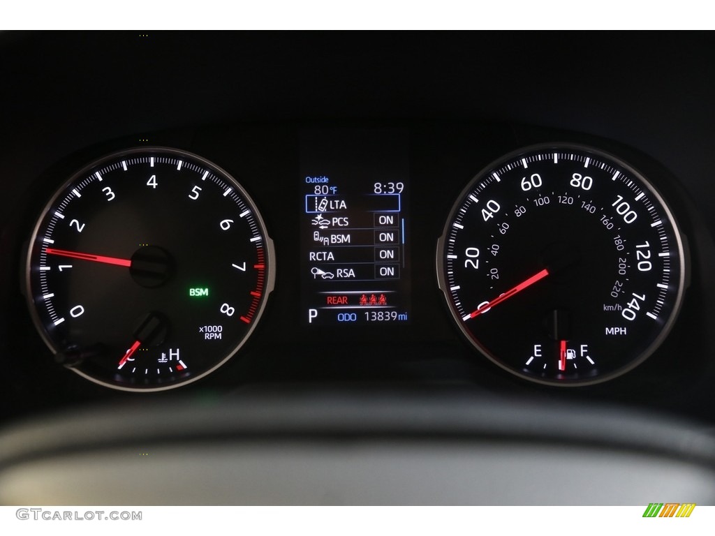 2021 RAV4 LE AWD - Midnight Black Metallic / Black photo #8